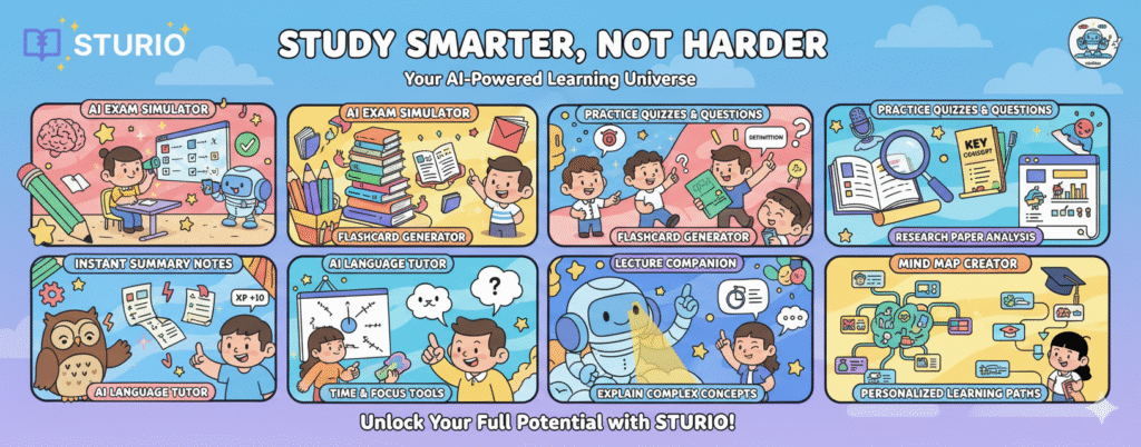 Supercharge Your Studies with STURIO The AI-Powered Learning Universe